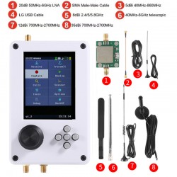 HackRF One with Assembled Portapack H2 Radio Transceiver with SDR Software Development Kit for SDR Receiving