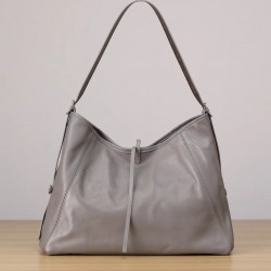 Genuine Leather Tote Bag with Embroidery Decoration Portable Open Closure Multiple Colors Direct Wholesale From China Factory