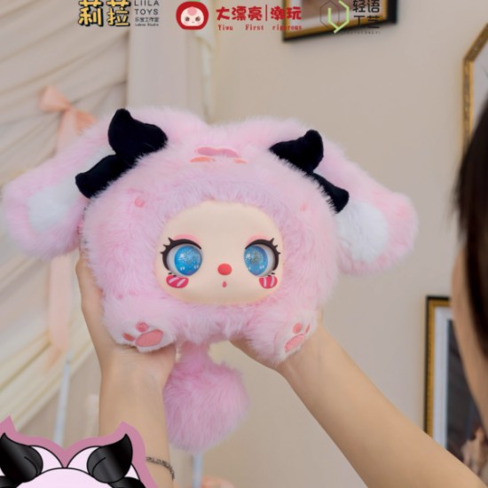 Genuine Baby Three Lilila's Marshmallow Rabbit Bag Series Trendy Play Cute Vinyl Doll New Plush Blind Box Toy Gift