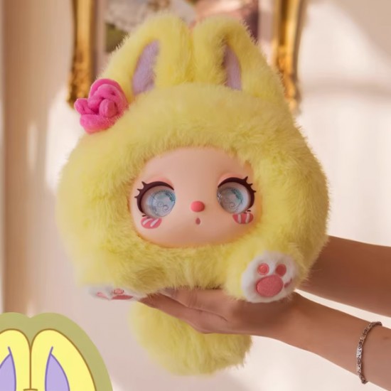 Genuine Baby Three Lilila's Marshmallow Rabbit Bag Series Trendy Play Cute Vinyl Doll New Plush Blind Box Toy Gift