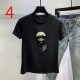 T-shirt 14923 Men's Body Shirt Summer Dress Solid Color Cotton Clothes  Bottoming Shirt Half Sleeve
