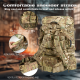 AKMAX FILBE Tactical Backpack Laser-Cut MOLLE MAIN Pack, Multi-Terrain Camouflage, Large Capacity Outdoor Gear Bag
