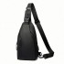 Custom Outdoor Large Capacity Men's Chest Bag With Logo Wholesale Fashion Single Shoulder Crossbody Bag With USB Charging
