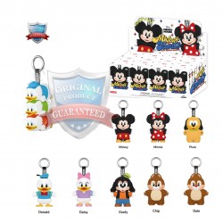 Original Popomart Blind Box New Mickeyy Mouses Family Cute Together Keychain Series Figures Cartoon Plush Doll Toy Mystery Boxes