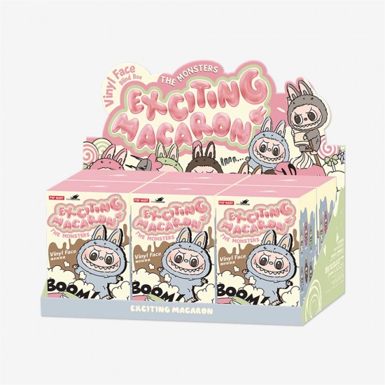 Pop Mart Official Store the Monsters labubu Macaron Plush Toys Popmart labubu Blind Box Mystery Boxes Original Labubu Plush Toys
