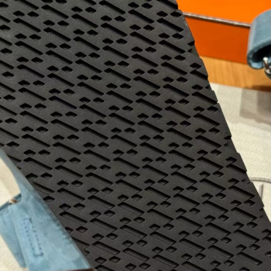 High-quality Luxurious Shoes - H-shaped slippers Made of Genuine Leather, with Original Packaging Included