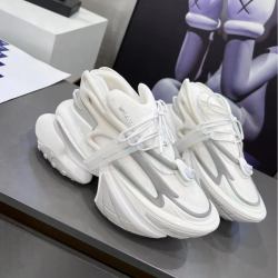 2023 for Balmain Dad Shoes Casual Color Block Sneakers Thick Sole Height Increase Winter Spaceship Space Couple Mesh Lining