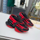 2023 for Balmain Dad Shoes Casual Color Block Sneakers Thick Sole Height Increase Winter Spaceship Space Couple Mesh Lining