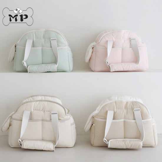 Wholesale Fashionable  Shell Shape Polyester Pet Travel Carrier Bag Solid Pattern Waterproof Material for Small Cats&Dogs