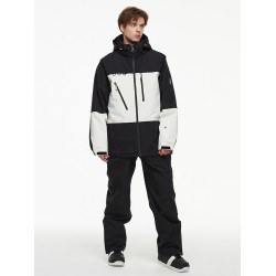 RUIQUWIN 2025 New Unisex Waterproof Ski Suit Set Winter Thermal Snow Pants Jacket 2-Piece with Wear-Resistant Design Snowsuit