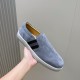 2025 New Men Suede Loafers Flat Slip-On Shoes Casual Comfort Style for Office Daily Wear Driving and Weekend Outings