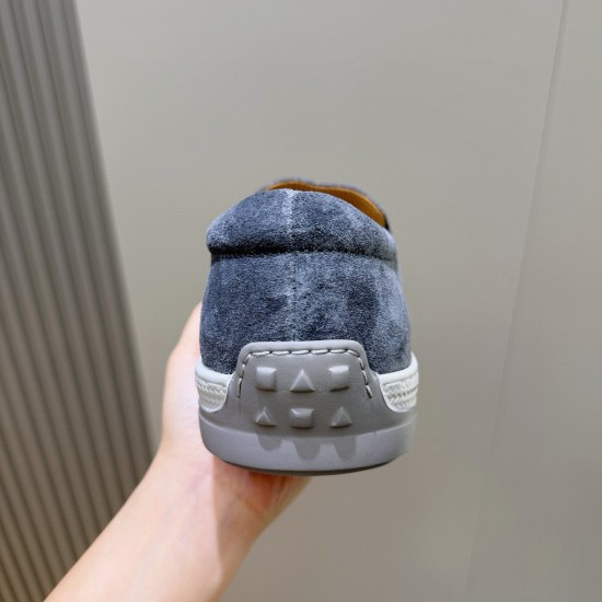 2025 New Men Suede Loafers Flat Slip-On Shoes Casual Comfort Style for Office Daily Wear Driving and Weekend Outings