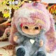 Genuine Letsvan Wakuku Fuzzy Trendy Party Series Blind Box Gen 1 Vinyl Plush Dolls Hanging Keychain Decor Kawaii Gift Toy Set