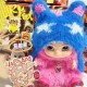 Genuine Letsvan Wakuku Fuzzy Trendy Party Series Blind Box Gen 1 Vinyl Plush Dolls Hanging Keychain Decor Kawaii Gift Toy Set