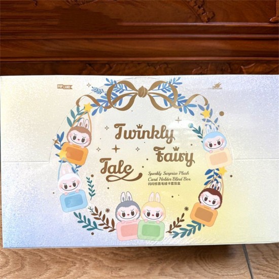Pop Mart Official Store Original Labubu Twinkly FairyTale Sparkly Series Blind Box Plush Card Holders Pop Land Exclusive Gift