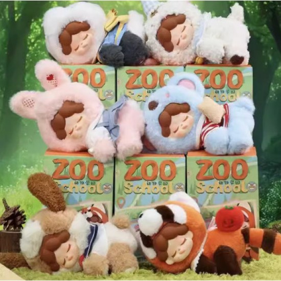 Wendy's Trendy Handmade PVC Animal Academy Series Plush Cute Blind Box Doll Creative Gift Idea