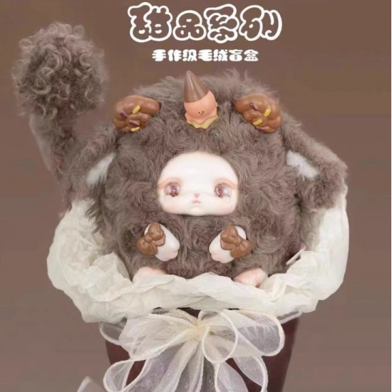 LOLOAN V.2 Generation Adorable Dessert Series Plush Blind Box Cute Girl Doll Heart Pendant Perfect Gift for Girls Made Polyester