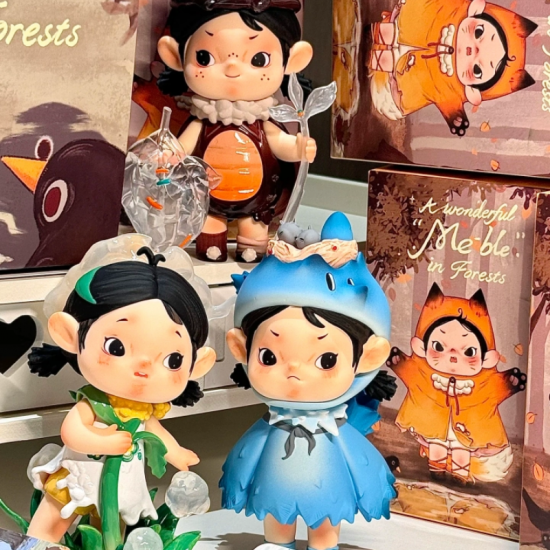 Heyone Yancy's 2024 New Trendy Girl Gift Decoration Yancy's Wonderful Me Ble Anime Figure Mysterious Forests Series Surprise