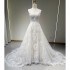 LY-WD0011 Ivory Off-Shoulder Bridal Mermaid Gown Sexy Sleeveless Wedding Dress with Embroidery Decoration Fish Tail Skirt