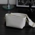 2025 New Minimalist Versatile Fashion Crossbody Bag Cowhide Exquisite Small Single Shoulder Top Layer Leather Zipper Closure