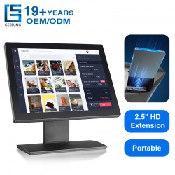 OEM Customizable POS AIO Dual Screen Win Intel I5 15.6 Inch+11.6 Inch All in One Pos Systems