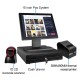 OEM Customizable POS AIO Dual Screen Win Intel I5 15.6 Inch+11.6 Inch All in One Pos Systems
