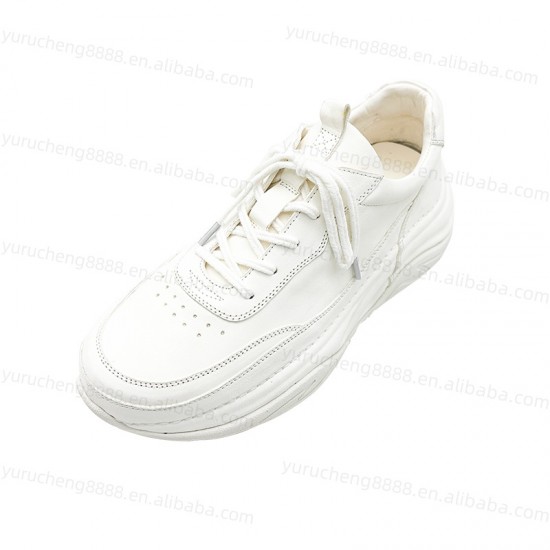 Men's Retro Leather Shoes with Thick Sole Casual Lace-Up Design All-Match Dress Shoes Business Dress Shoes Formal Occasion