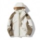Three-in-one Storm Jacket Custom logo High-end Plus Fleece Two Coats Outdoor Mountaineering Work Clothes