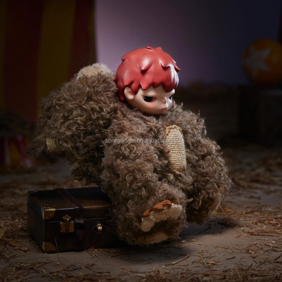 Popmart Original Plush Toys Keychains Pop Mart Hirono Bear Vinyl Plush Doll Authentic Hirono Bear for Gifts Plush Figure Toys