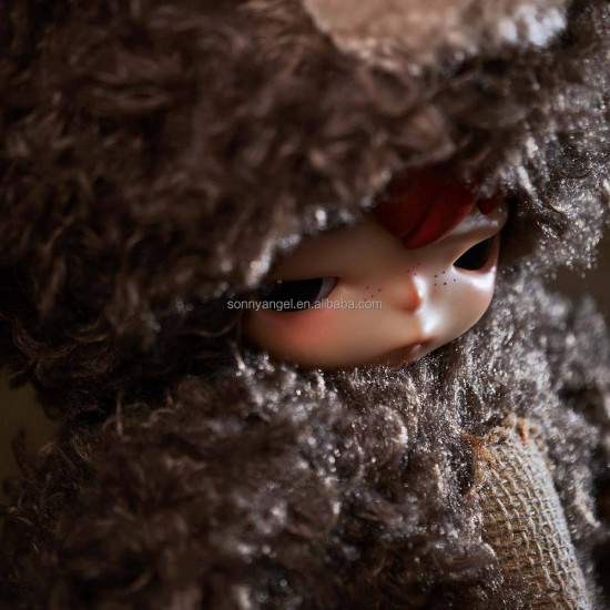 Popmart Original Plush Toys Keychains Pop Mart Hirono Bear Vinyl Plush Doll Authentic Hirono Bear for Gifts Plush Figure Toys