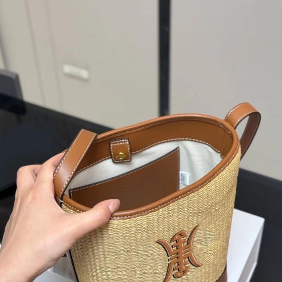 Manufacturer's Genuine Leather Casual Cotton Tote Bag Large Capacity Open Closure Durable Portable for Daily Commute Beach