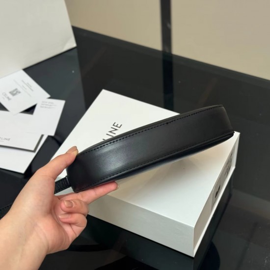 2025 New Fashion Wandering Moon Women's Genuine Leather Single Shoulder Spring Bag Durable Rhinestone Buckle Versatile for Daily