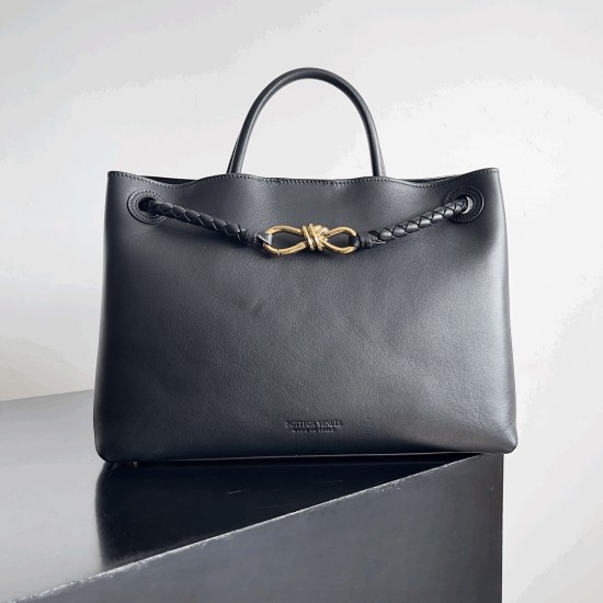 Elegant Women's Genuine Leather Large Capacity Lock Tote Bag Stylish Exclusive Metal Elite Work Handbag Fashionable Portable