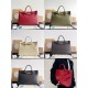 Elegant Women's Genuine Leather Large Capacity Lock Tote Bag Stylish Exclusive Metal Elite Work Handbag Fashionable Portable