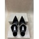 High-quality Real-shot Pointed-toe High-heeled Rhinestone Mesh Women's Shoes