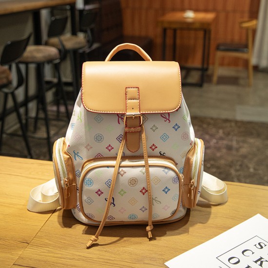 Donkey Large Capacity Casual Backpack Zipper Closure Polyester Lining for Business Travel School Travel Computer Bag