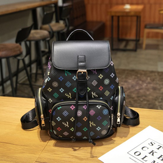 Donkey Large Capacity Casual Backpack Zipper Closure Polyester Lining for Business Travel School Travel Computer Bag