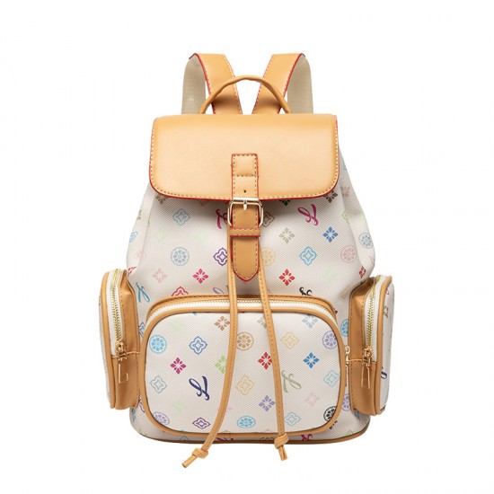 Donkey Large Capacity Casual Backpack Zipper Closure Polyester Lining for Business Travel School Travel Computer Bag