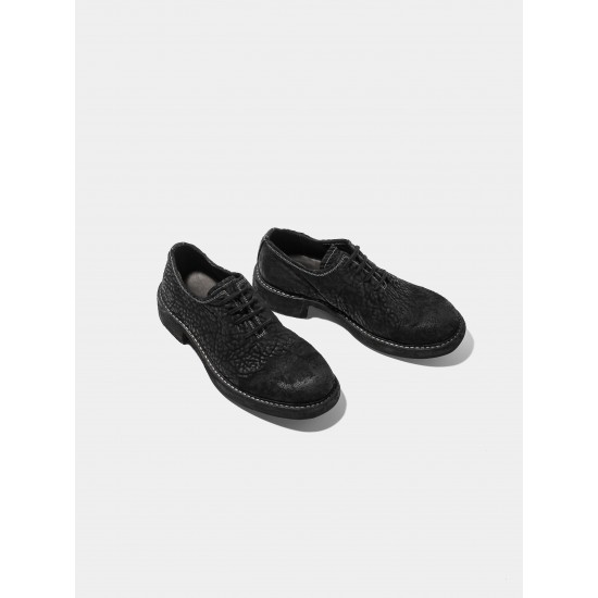 Handmade Italian Horsehide Leather Men's Oxford Shoes Genuine Lace-Up Formal Dress for Business and Wedding for Autumn Season