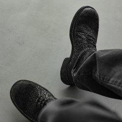 Handmade Italian Horsehide Leather Men's Oxford Shoes Genuine Lace-Up Formal Dress for Business and Wedding for Autumn Season