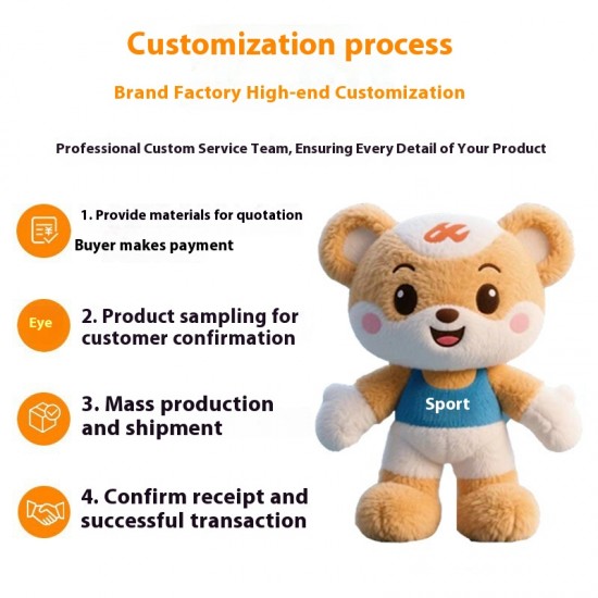 Custom Cartoon Doll Pendant Plush Keychain Toy Batch Customizable Key Figure Bag Accessory