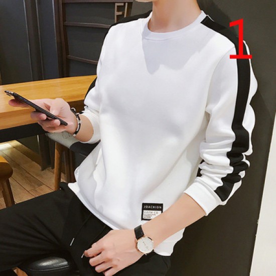 Long-sleeved 13495 T-shirt Men's Cotton Autumn Men's Shirt Inside Men's Autumn Clothes Slim