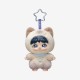 Official PopMart Vinyl Plush Doll Pendant ZHOU SHEN SHENSELF Series Plush Toy Keychains Animals Keyring Charm Handbag Pendant