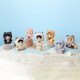 Official PopMart Vinyl Plush Doll Pendant ZHOU SHEN SHENSELF Series Plush Toy Keychains Animals Keyring Charm Handbag Pendant