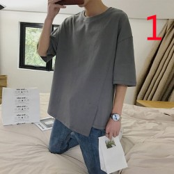 Summer 14887 New Slim Trend Round Neck Compassionate Men's Casual Clothes
