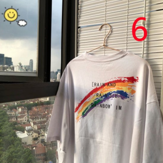 Summer 14887 New Slim Trend Round Neck Compassionate Men's Casual Clothes