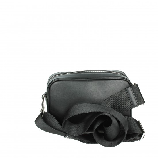 Black Leather Shoulder Bag X15.003 Single Handle Water Proof Fashion Style Autumn/Spring Season Button Closure