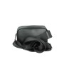 Black Leather Shoulder Bag X15.003 Single Handle Water Proof Fashion Style Autumn/Spring Season Button Closure