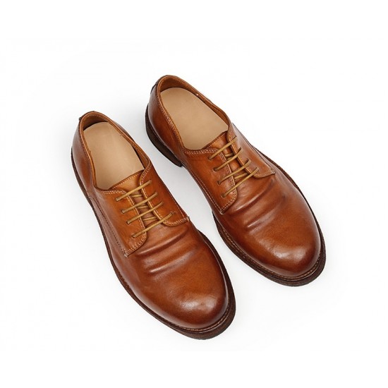 High-quality handmade custom men's leather shoes stylish and breathable suitable for both casual and office wear formal style