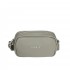 Vintage Gray X07.002 Shoulder Bag with Single Handle Zipper and Button Closure Polyester Cotton Lining Stone Thread Pattern